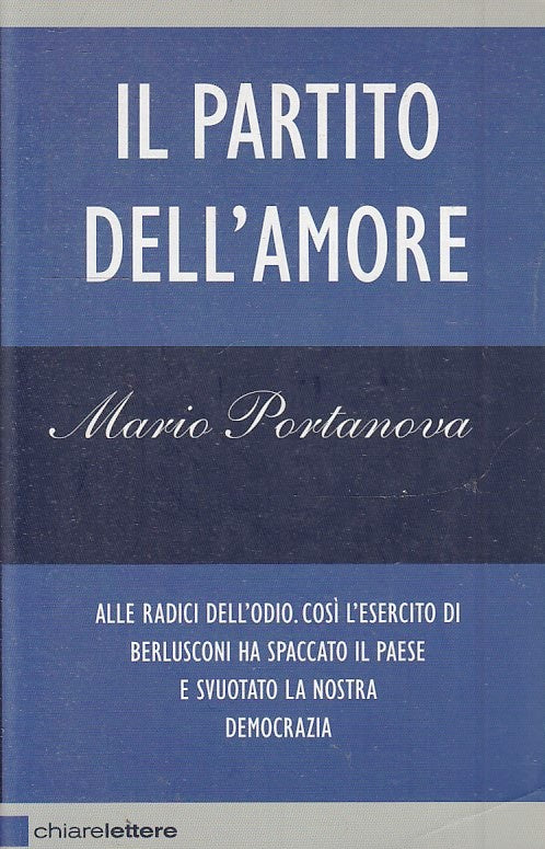 LN2- IL PARTITO DELL'AMORE - MARIO PORTANOVA - CHIARELETTERE - B - JXS49