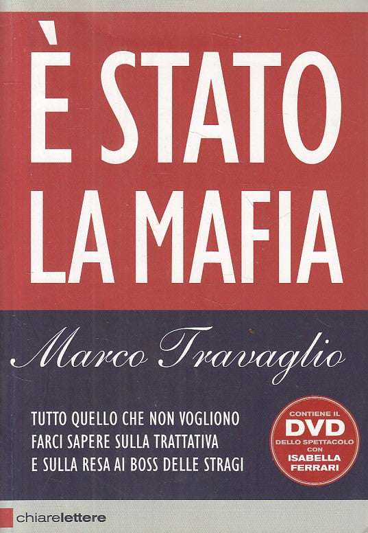 LS- E' STATO LA MAFIA CON CD - TRAVAGLIO - CHIARELETTERE --- 2014 - B - ZFS47