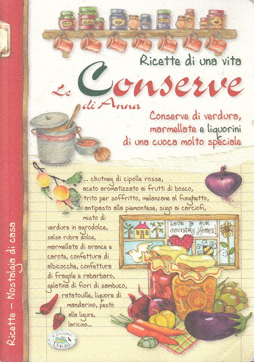 LE CONSERVE DI ANNA VERDURA MARMELLATE LIQUORINI - DEL BALDO - B - JXS305