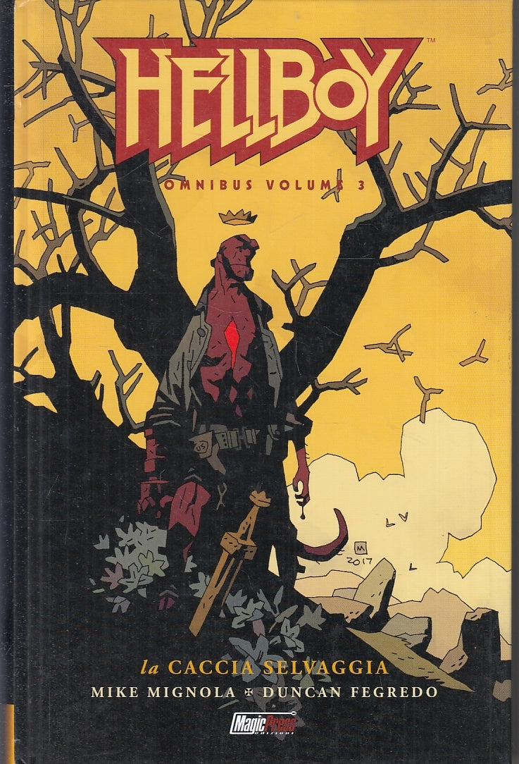 FV- HELLBOY OMNIBUS VOLUME 3 CACCIA SELVAGGIA- MIGNOLA- MAGIC PRESS- 2019- C-A23