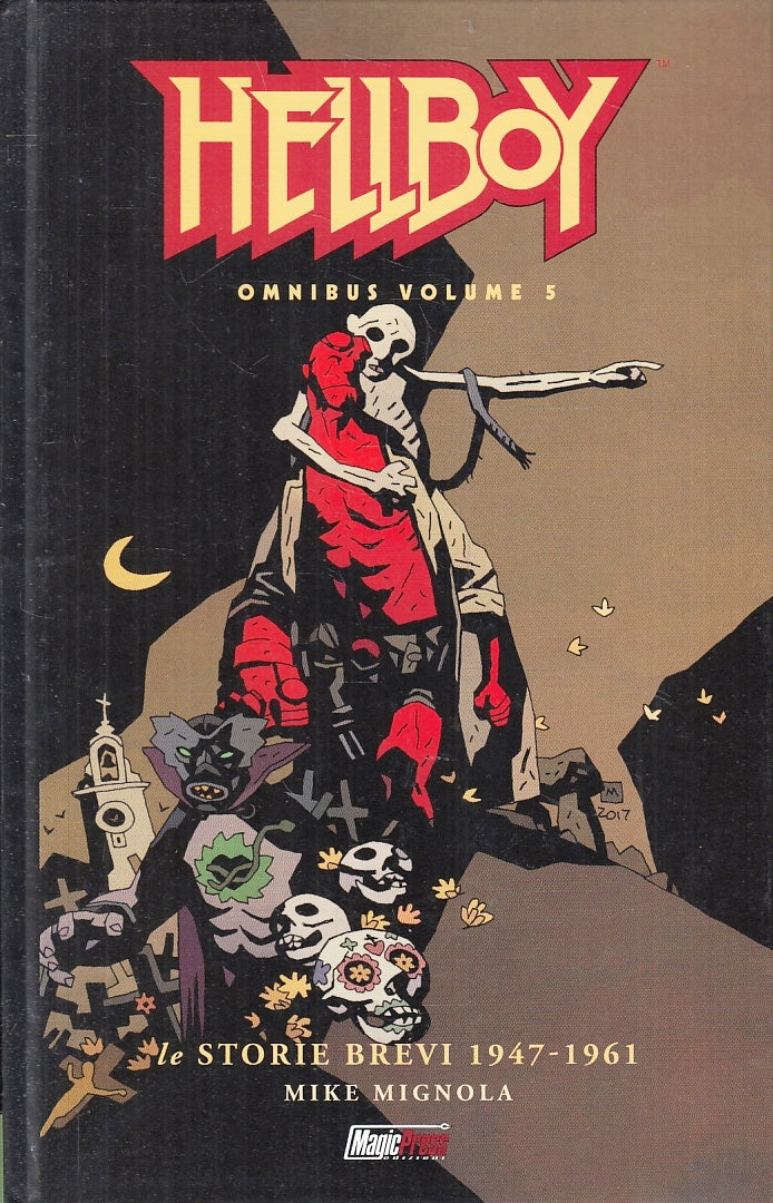 FV- HELLBOY OMNIBUS VOLUME 5 LE STORIE BREVI - MIGNOLA- MAGIC PRESS- 2019- C-A23