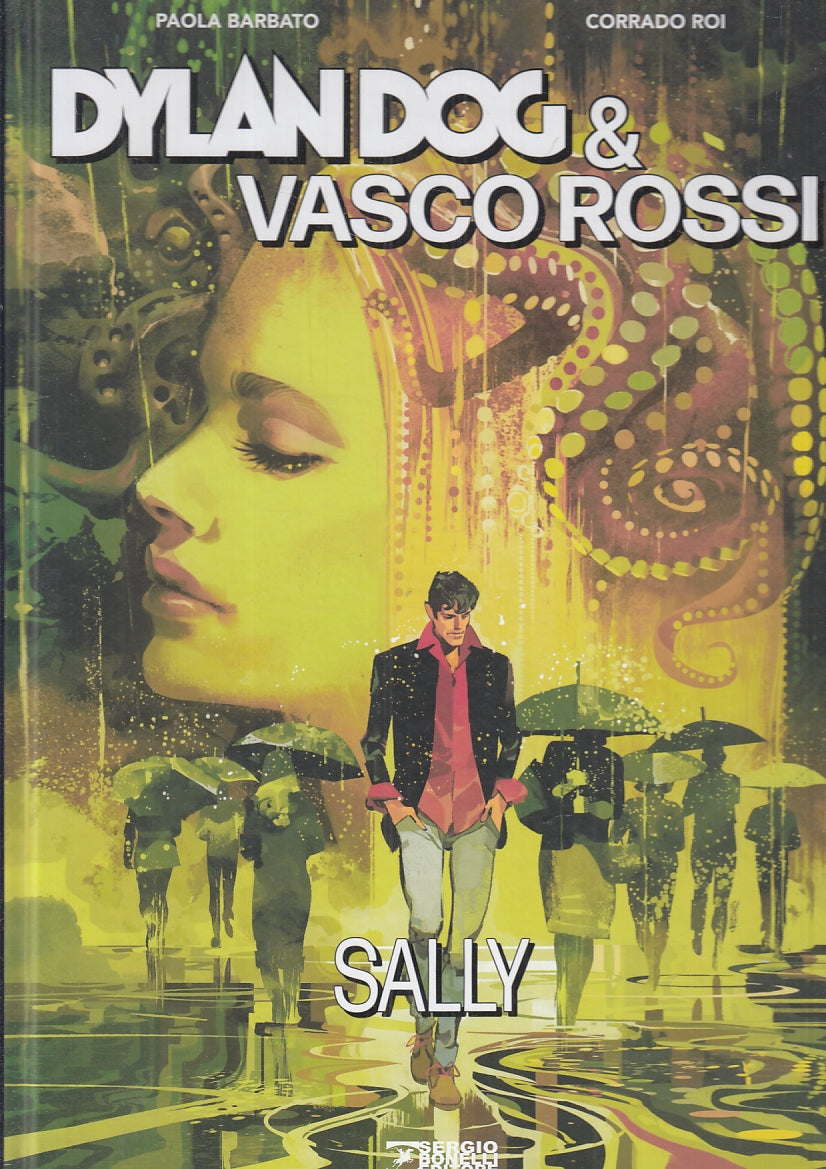 LB- DYLAN DOG & VASCO ROSSI SALLY CARTONATO - BARBATO ROI- BONELLI- 2021- C- VGX