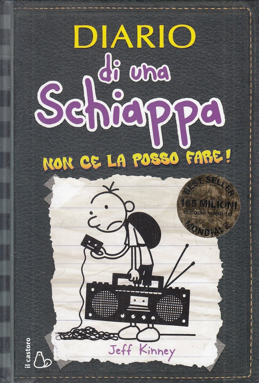 LN2- DIARIO DI UNA SCHIAPPA NON CE LA POSSO FARE! - KINNEY - CASTORO - C- JXS252