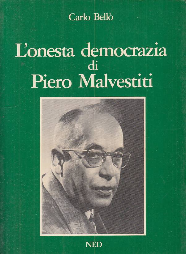 LS- L'ONESTA DEMOCRAZIA DI PIERO MALVESTITI - BELLO' - NED --- 1985 - B - YTS214
