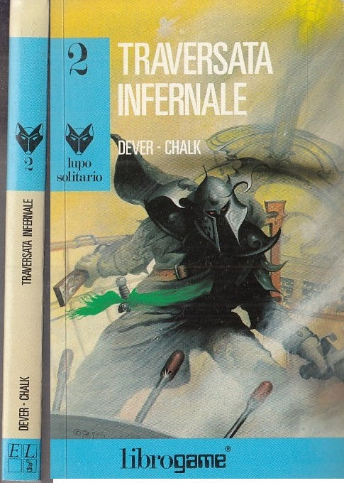 LF- TRAVERSATA INFERNALE - DEVER - LIBROGAME- LUPO SOLITARIO 2-- 1991- B- YFS999