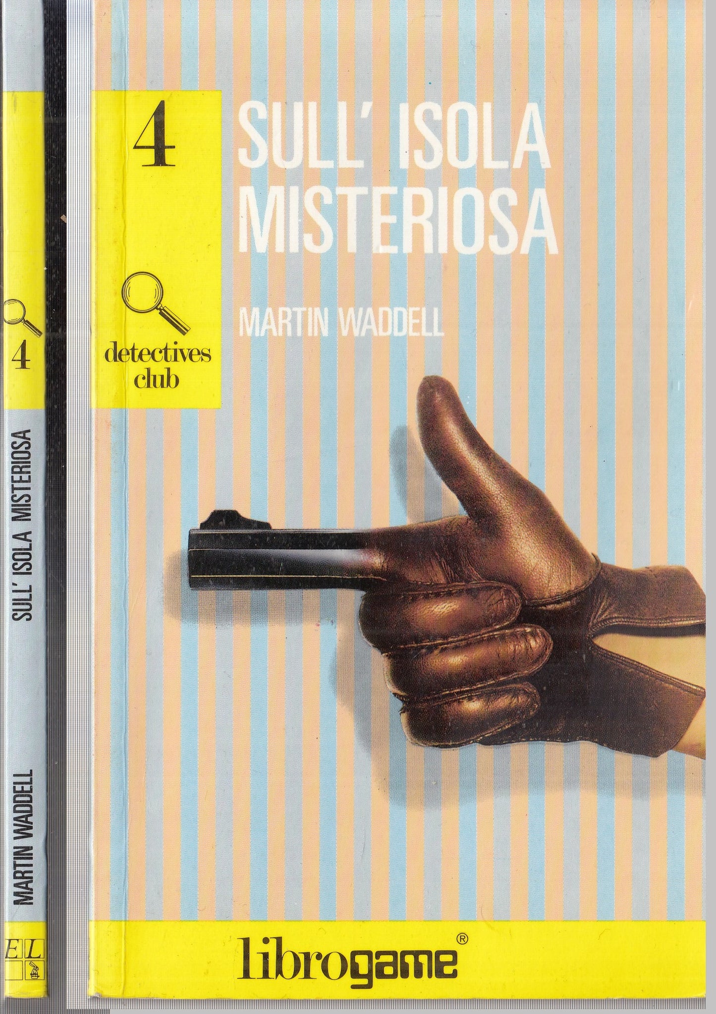 LF- SERIE DETECTIVES CLUB 4 SULL'ISOLA MISTERIOSA- WADDELL- LIBROGAME--- 1990- B- YFS