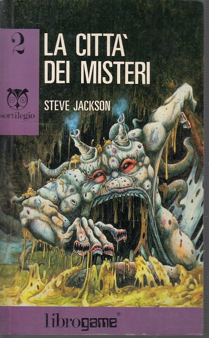 LF- SORTILEGIO N.2 LA CITTA' DEI MISTERI - JACKSON - LIBROGAME--- 1989- B- XFS45