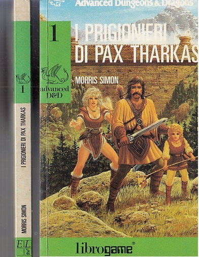 LF-SERIE ADVANCED D&D 1 PRIGIONIERI DI PAX THARKAS-- LIBROGAME--- 1990- B- XFS29