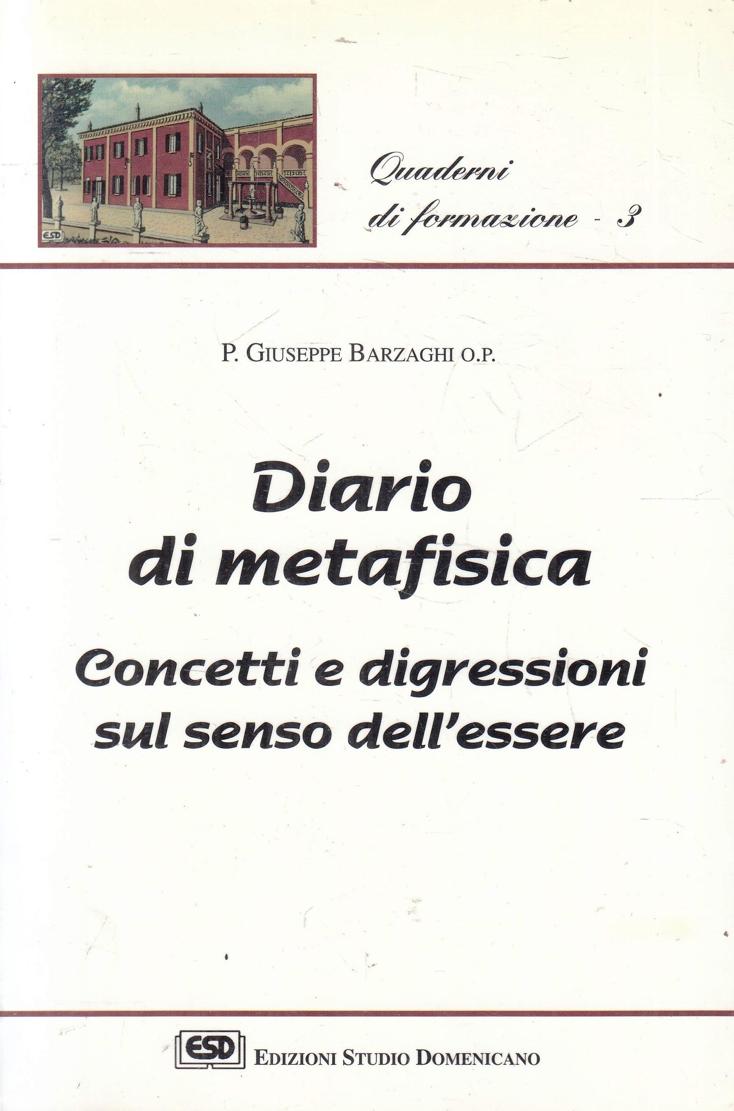 LZ- DIARIO DI METAFISICA- GIUSEPPE BARZAGHI- STUDIO DOMENICANO--- 1997- B-YFS961