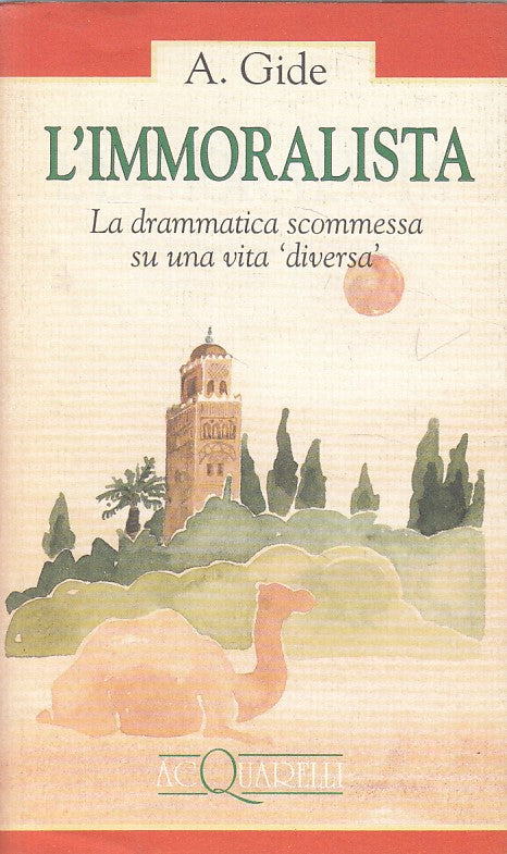 LN- L'IMMORALISTA - ANDRE' GIDE - DEMETRA - ACQUARELLI -- 1995 - BS - ZDS606