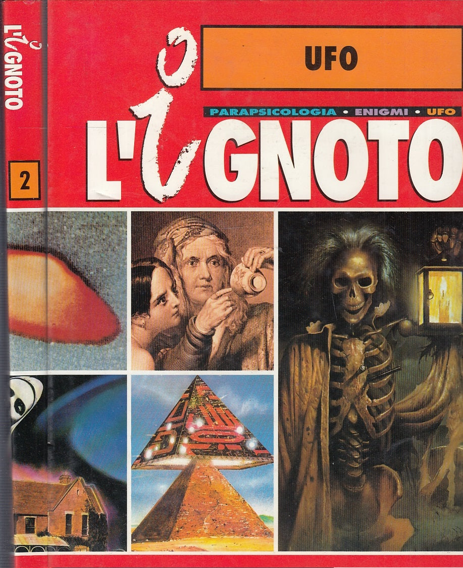 LZ- L'IGNOTO UFO 2 volumi PARAPSICOLOGIA ENIGMI-- HOBBY WORK--- 1992- CS- ZFS581