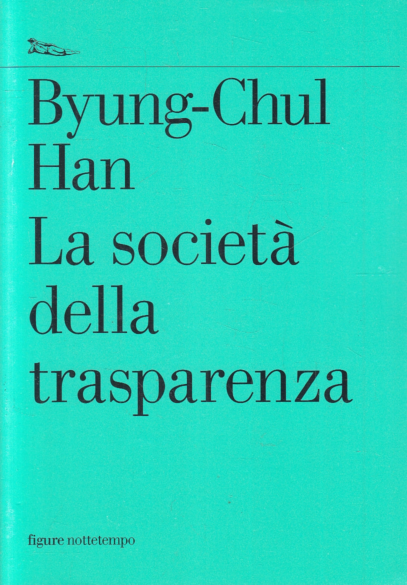 LZ- LA SOCIETA' DELLA TRASPARENZA - BYUNG-CHUL HAN - NOTTETEMPO--- 2014- B- YFS9