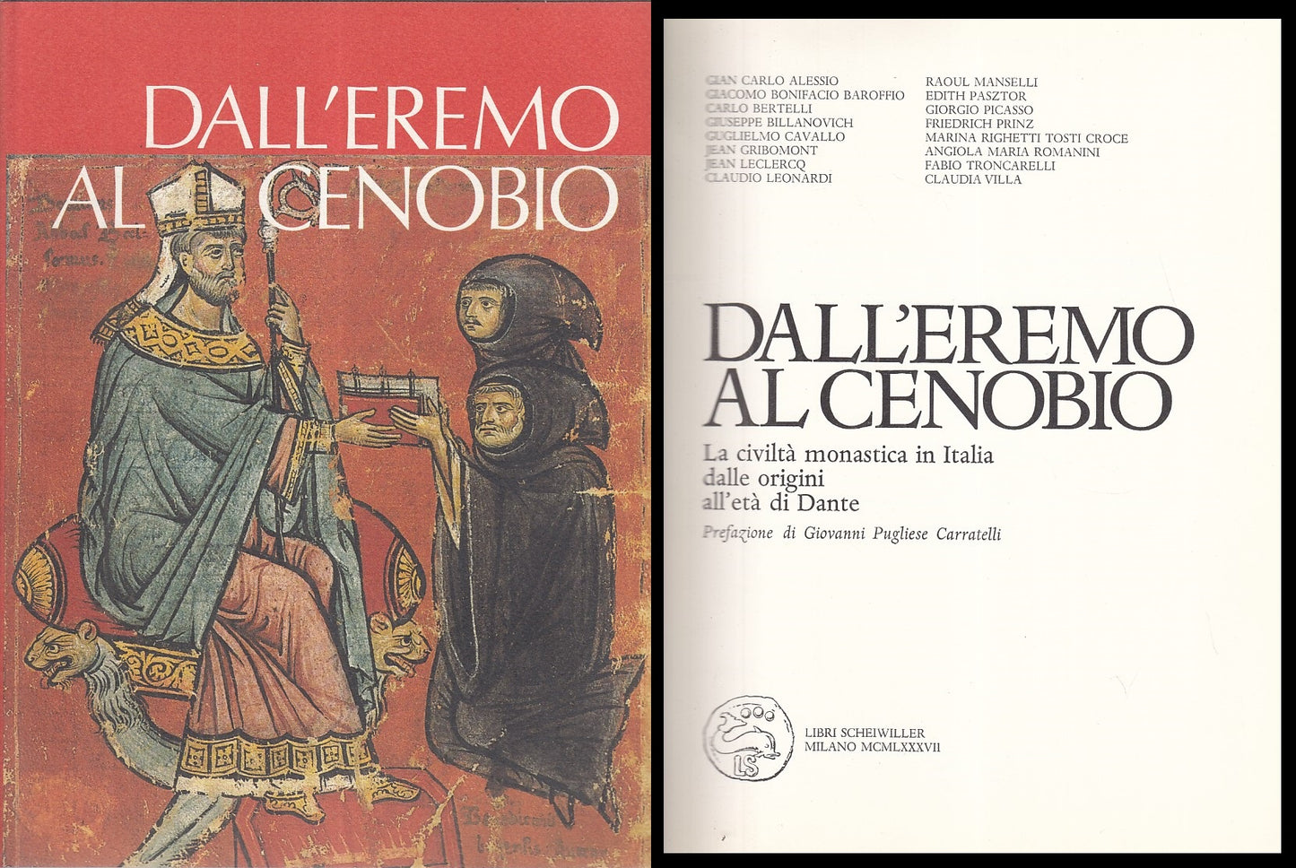 LS- EREMO AL CENOBIO -- GARZANTI SCHEIWILLER - ANTICA MADRE-- 1987 - CS - YFS950