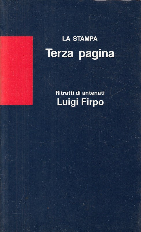 LS- RITRATTI DI ANTENATI - FIRPO - LA STAMPA - TERZA PAGINA -- 1989 - B - ZFS20