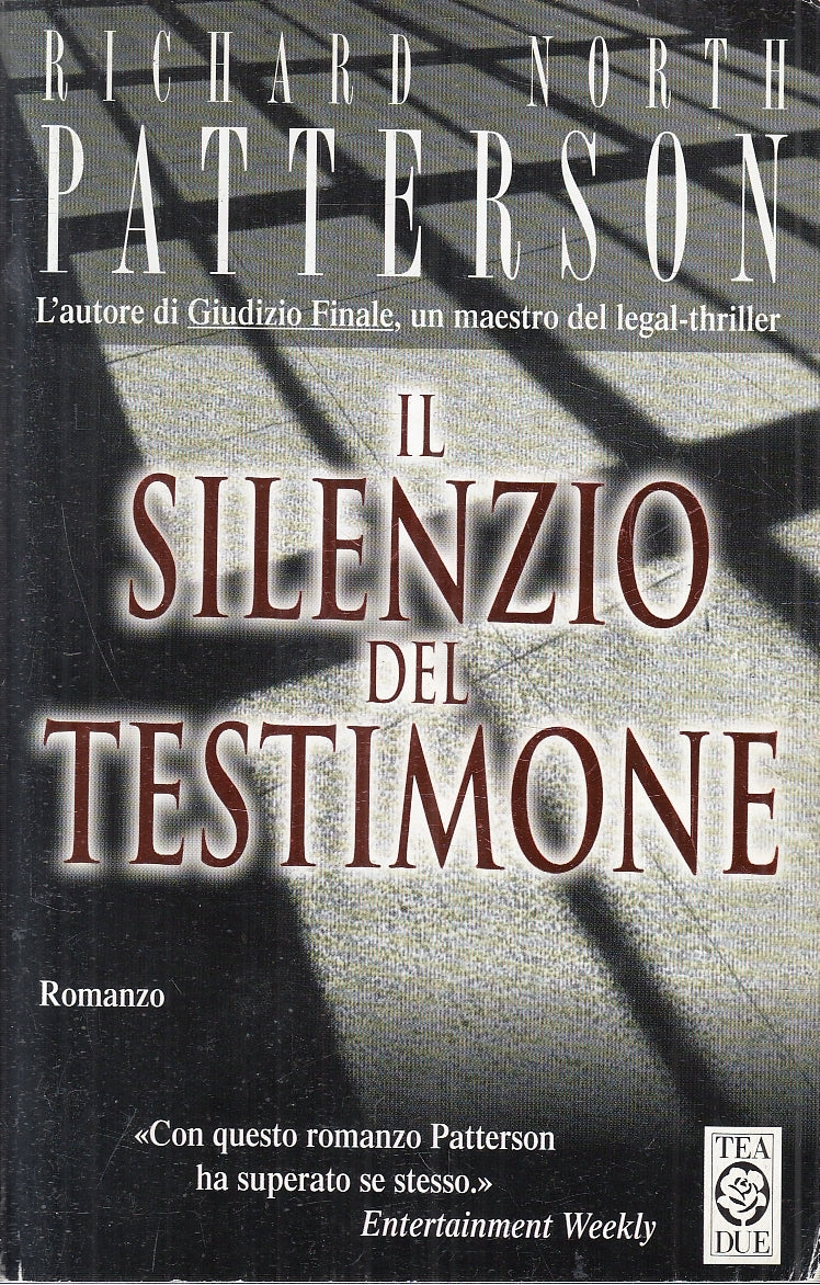 LN2- IL SILENZIO DEL TESTIMONE - PATTERSON - TEA TEADUE - B - JXS135