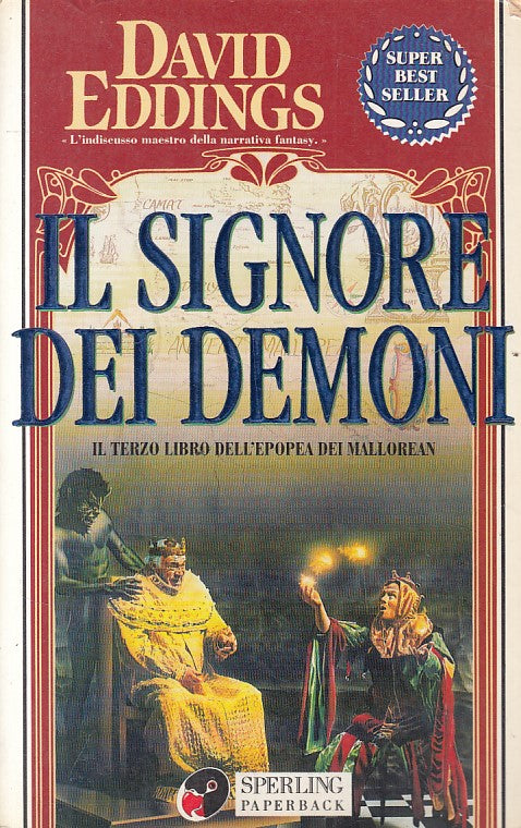 LF- IL SIGNORE DEI DEMONI - DAVID EDDINGS - SPERLING PAPERBACK --- 1994 - B- YFS