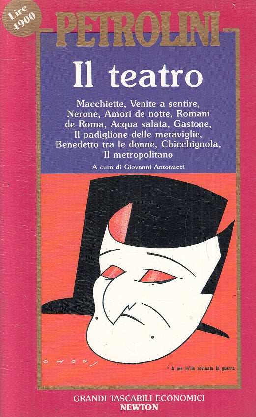 LN- IL TEATRO- PETROLINI - NEWTON - GRANDI TASCABILI ECONOMICI-- 1993- B- ZFS632