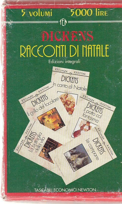 LN- RACCONTI DI NATALE 5 VOL- DICKENS- NEWTON- TEN- 1a ED.- 1993- B- ZFF264