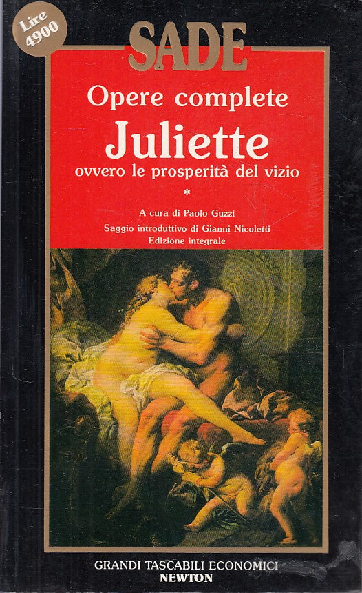 LN- OPERE COMPLETE JULIETTE VOL.1 - SADE - NEWTON --- 1993 - B - YFS338