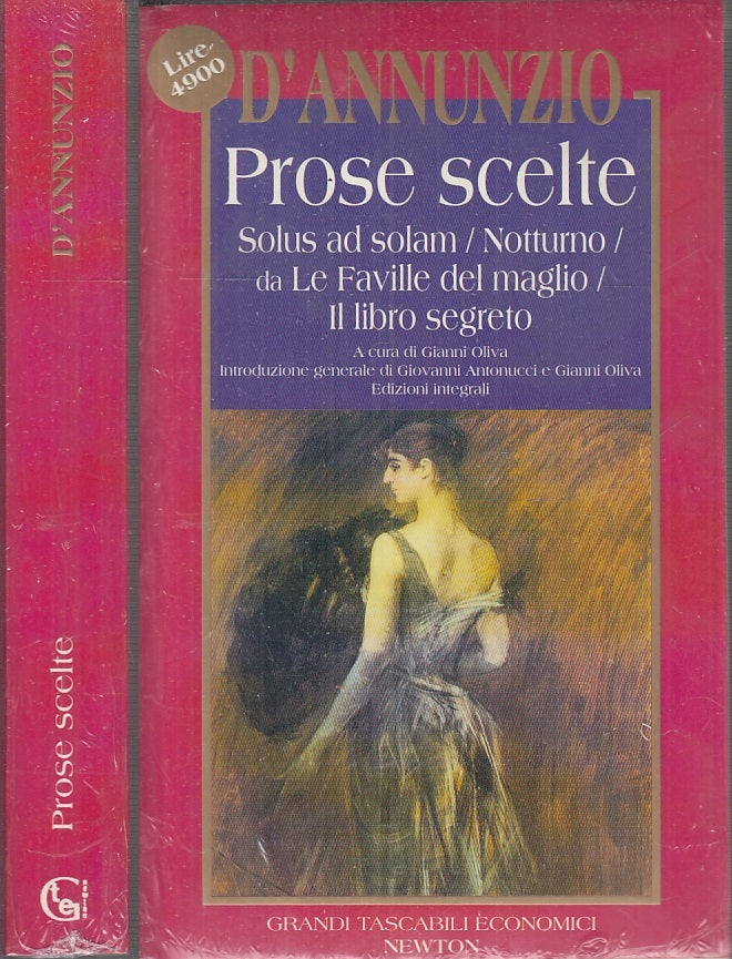LN- PROSE SCELTE - GABRIELE D'ANNUNZIO - NEWTON -- 1a ED. - 1995 - B - XFS