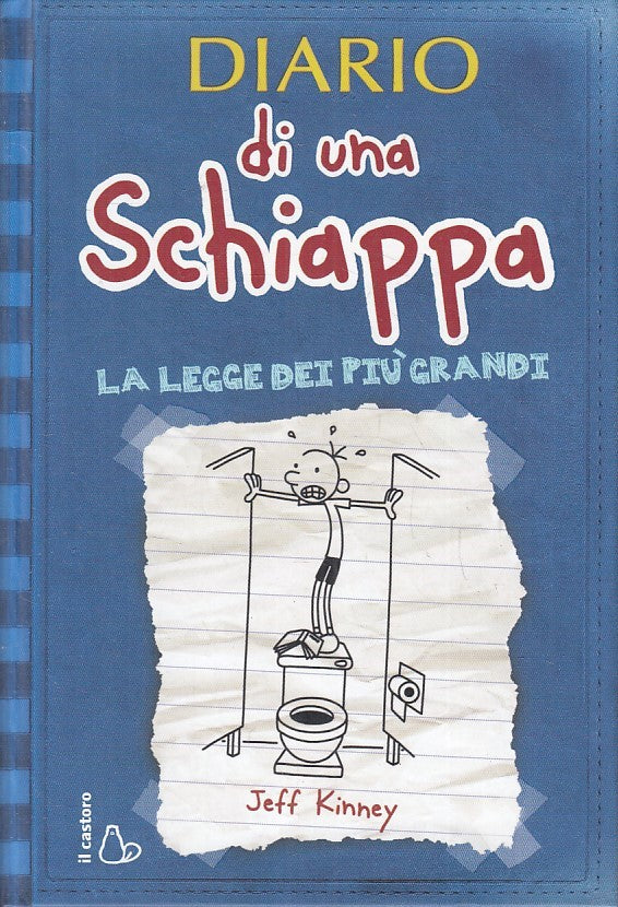 LN2- DIARIO DI UNA SCHIAPPA LEGGE DEI PIU' GRANDI - KINNEY - CASTORO - C- JXS252
