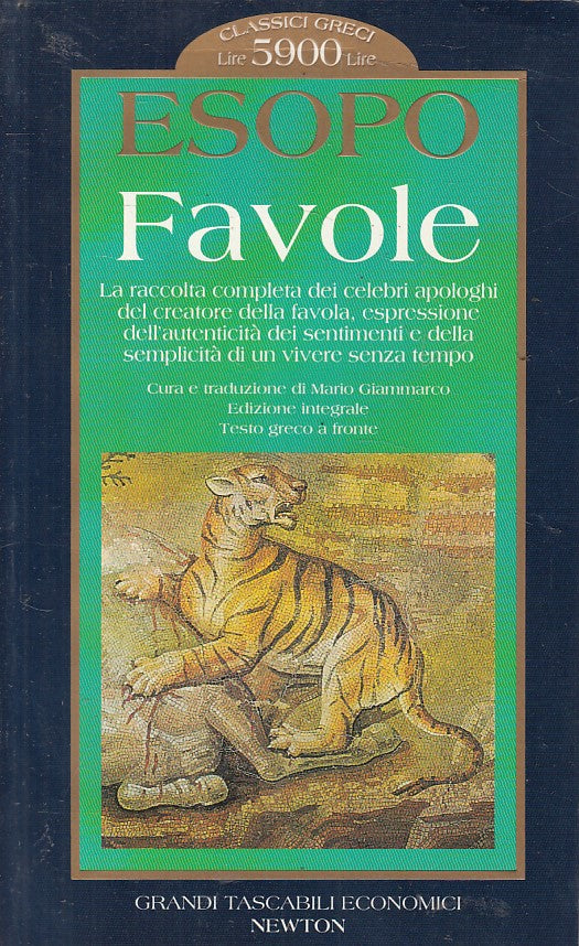 LN- FAVOLE GRECO A FRONTE - ESOPO - NEWTON -- 1a ED. - 1995 - B - YFS193