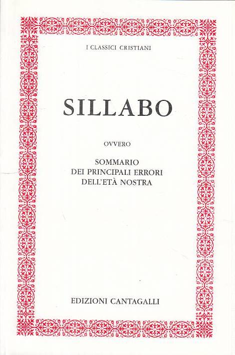 LS- SILLABO SOMMARIO PRINCIPALI ERRORI -- CANTAGALLI --- 1998 - B - ZTS249