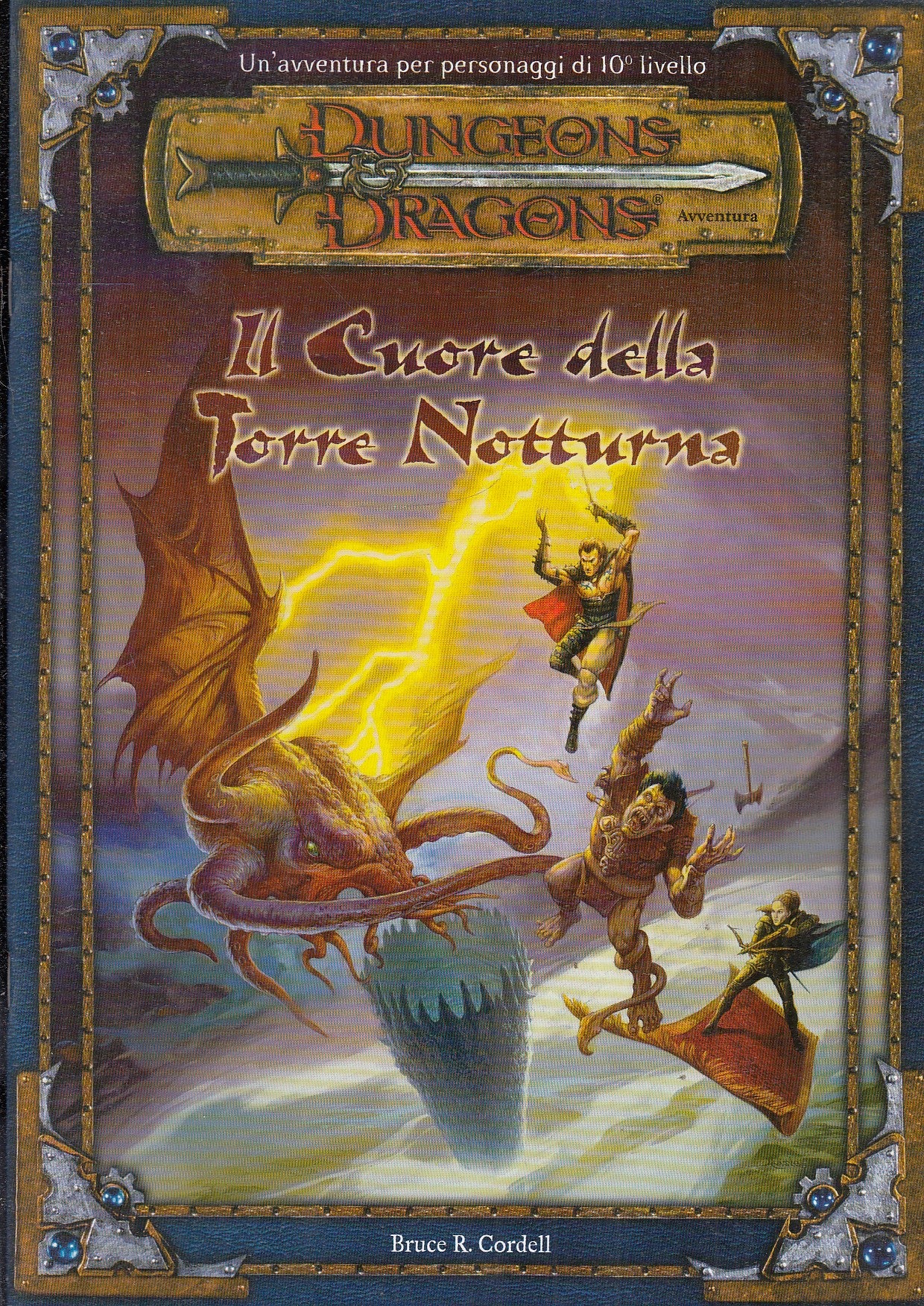 LF- DUNGEONS AND DRAGONS CUORE TERRA NOTTURNA AVVENTURA 10° LIVELLO- 2001- S-VMX