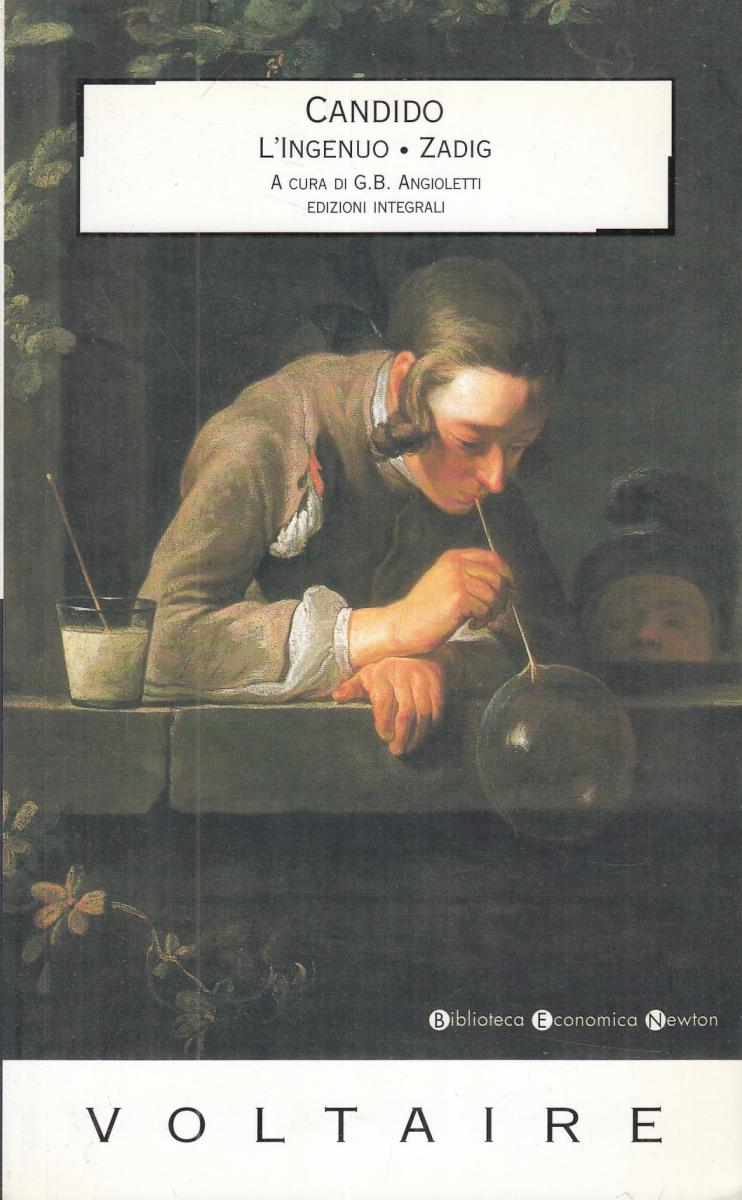 LN2- CANDIDO L'IGENUO ZADIG - VOLTAIRE - BIBLIOTECA ECONOMICA NEWTON - B - JXS78