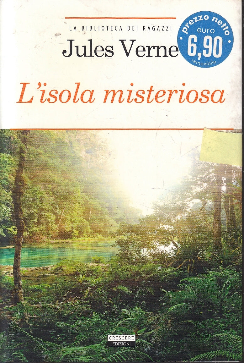 L'ISOLA MISTERIOSA - VERNE - CRESCERE - BIBLIOTECA RAGAZZI-- 2017- B- YFS171