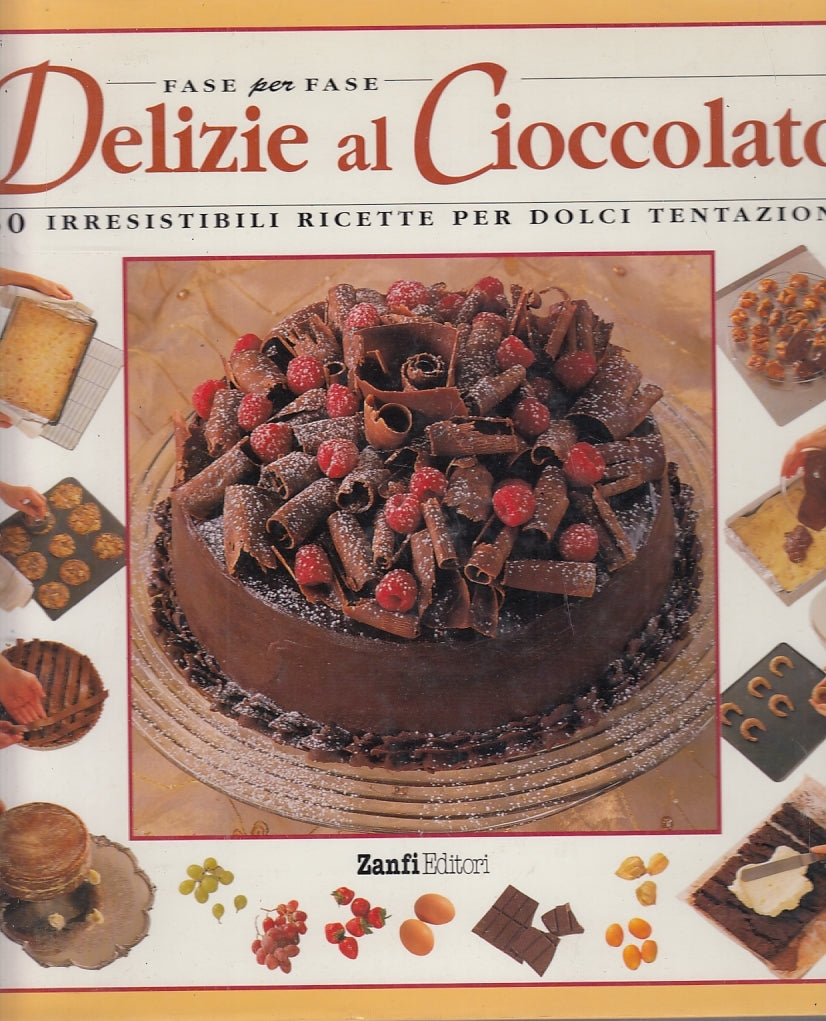 LK- DELIZIE AL CIOCCOLATO 50 IRRESISTIBILI RICETTE -- ZANFI --- 1997- CS- ZFS574