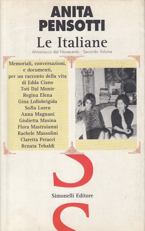 LN- LE ITALIANE SECONDO VOLUME- ANITA PENSOTTI - SIMONELLI --- 1999 - B - ZDS480