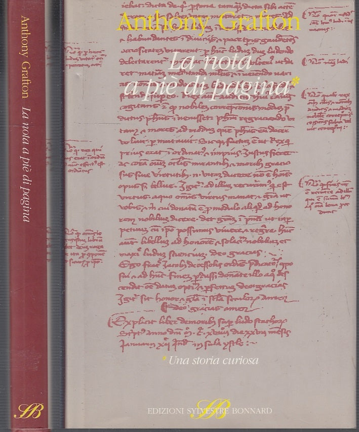 LN- LA NOTA A PIE' PAGINA- ANTHONY GRAFTON- SYLVESTRE BONNARD--- 2000- CS- XFS61