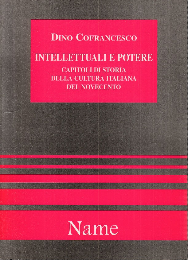 LS- INTELLETTUALI E POTERE - COFRANCESCO - NAME - POLITICA -- 1999 - B - YTS95