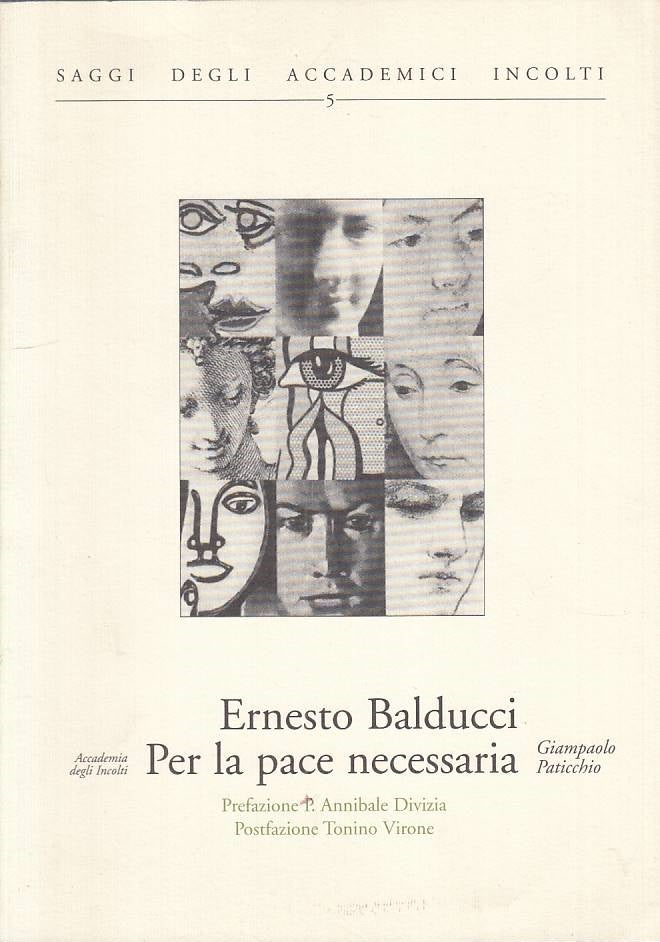 LS- ERNESTO BALDUCCI PER LA PACE NECESSARIA - PATICCHIO - ROMA ---- B - YTS209