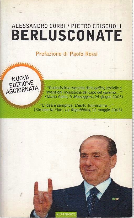 LN2- BERLUSCONATE - ALESSANDRO CORBI PIETRO CRISCUOLI - NUTRIMENTI - B - JXS37