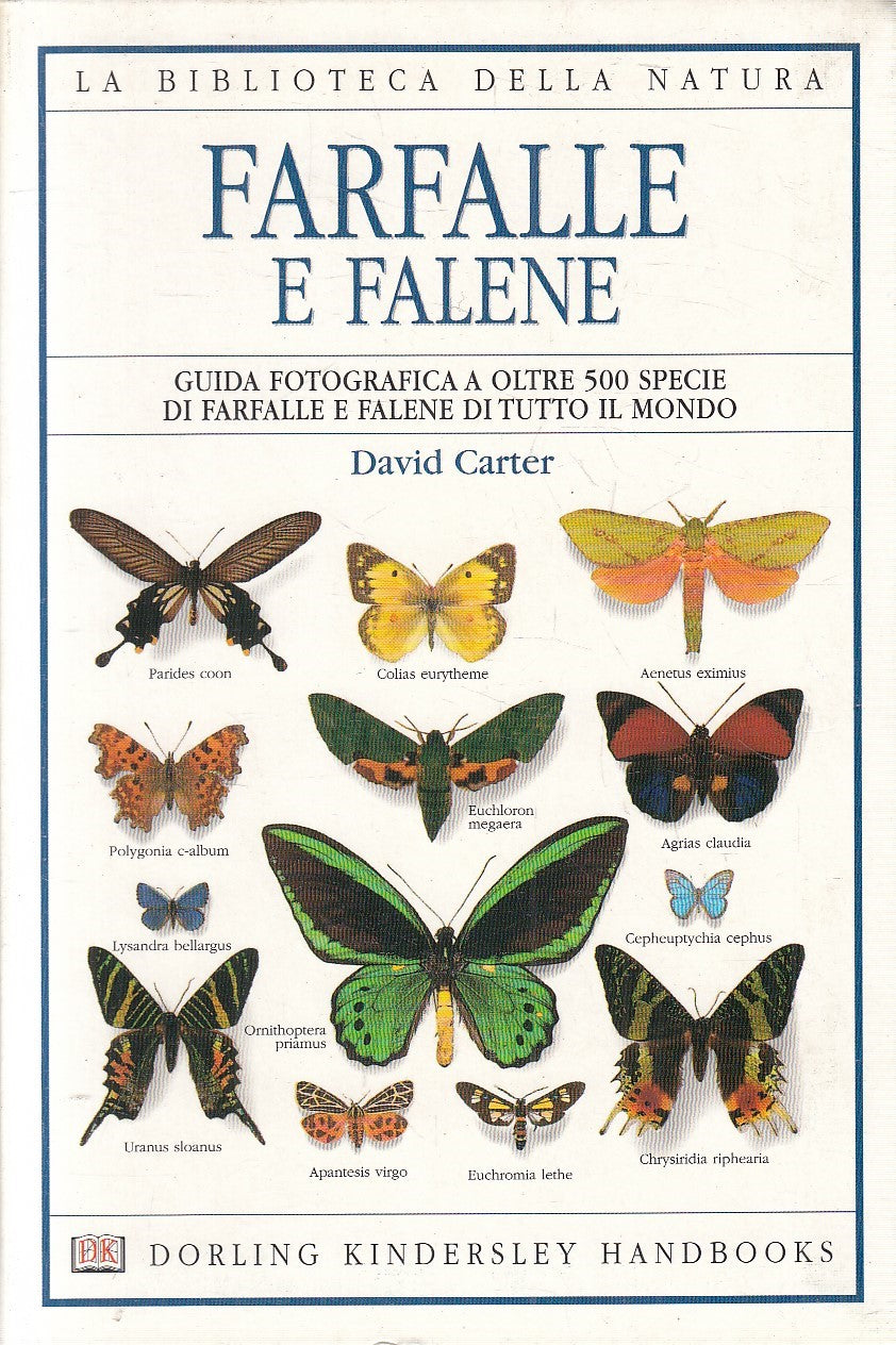 LN2- BIBLIOTECA NATURA 1 FARFALLE E FALENE GUIDA - CARTER - DK - B - JXS271