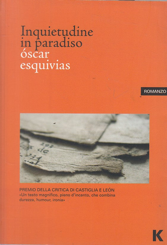 INQUIETUDINE IN PARADISO - ESQUIVIAS - KELLER - PASSI -- 2009 - B - YFS322