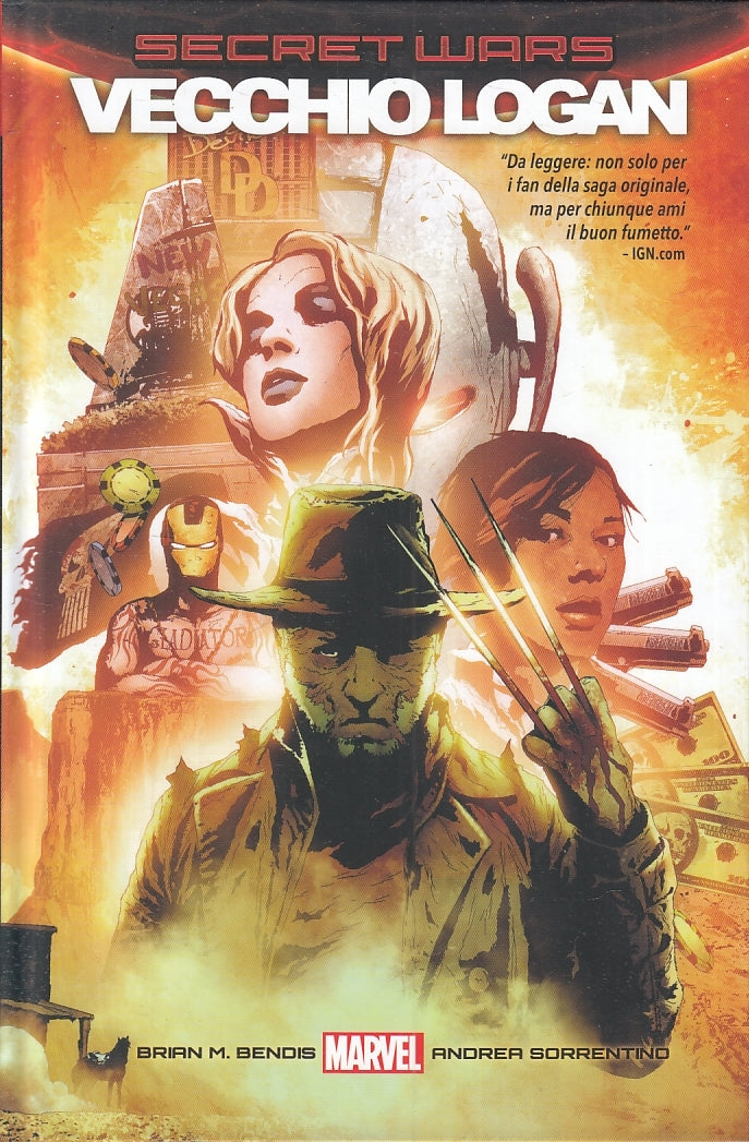 LB- WOLVERINE VECCHIO LOGAN CARTONATO - BENDIS SORRENTINO - PANINI- 2016- C- TMX