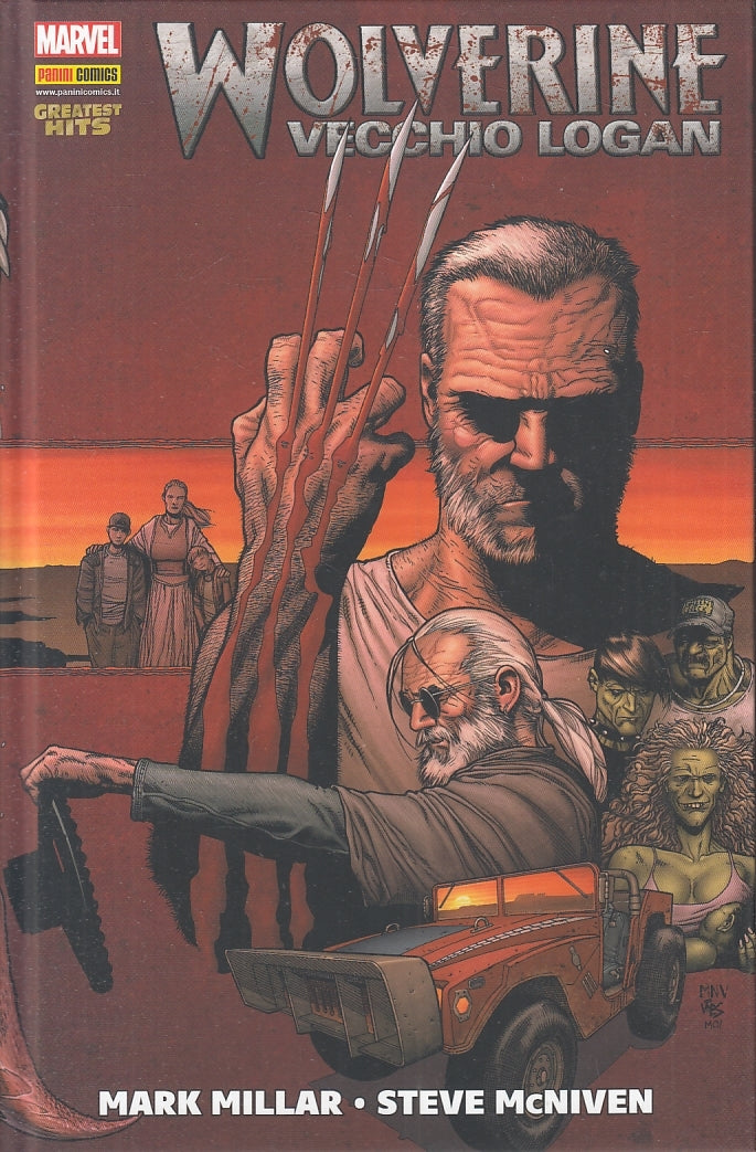 LB- WOLVERINE VECCHIO LOGAN CARTONATO - MILLAR McNIVEN - PANINI- 2017 - C - TMX