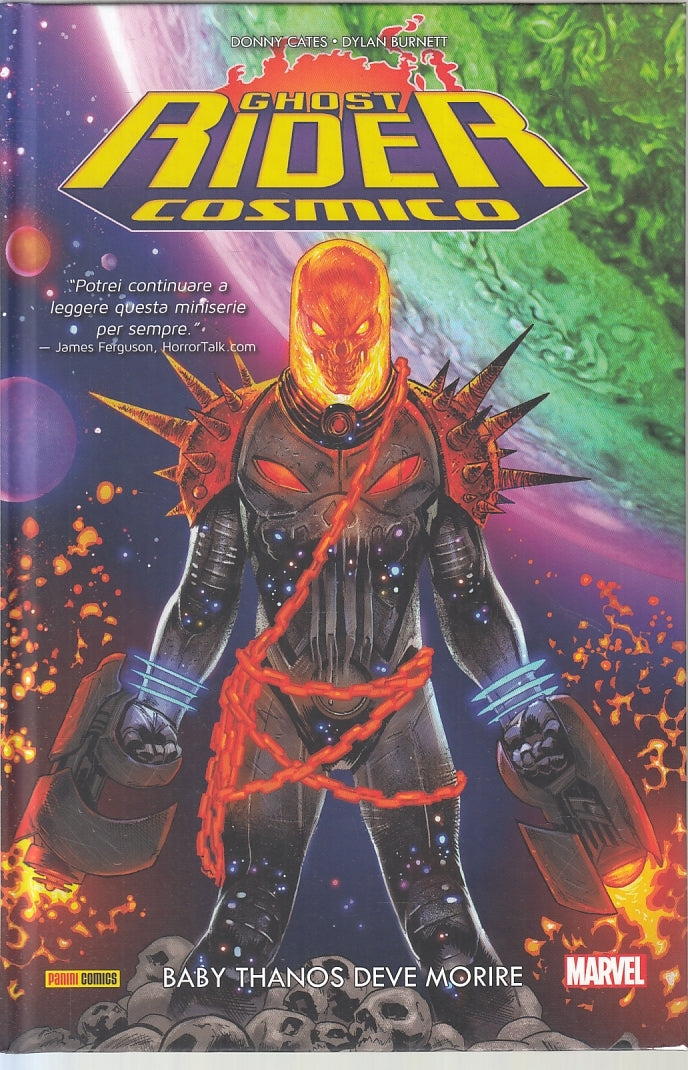 FV- GHOST RIDER COSMICO BABY THANOS DEVE MORIRE - CATES BURNETT- PANINI-- C- A23