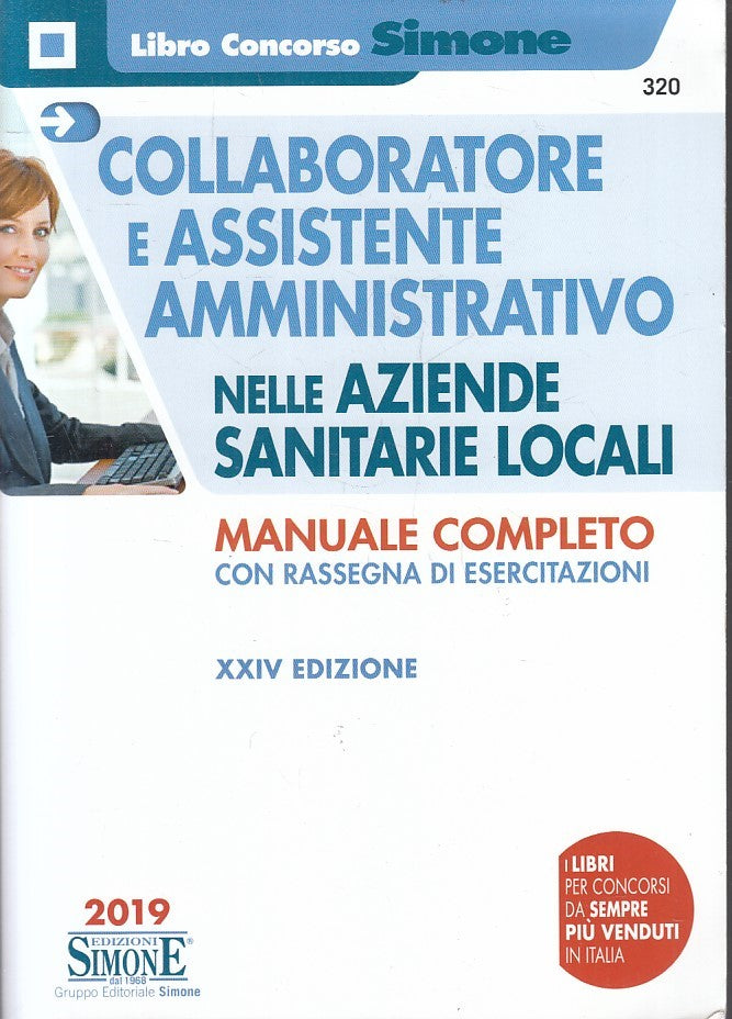 LZ- COLLABORATORE E ASSISTENTE AMMINISTRATIVO MANUALE-- SIMONE--- 2019- B-YFS337