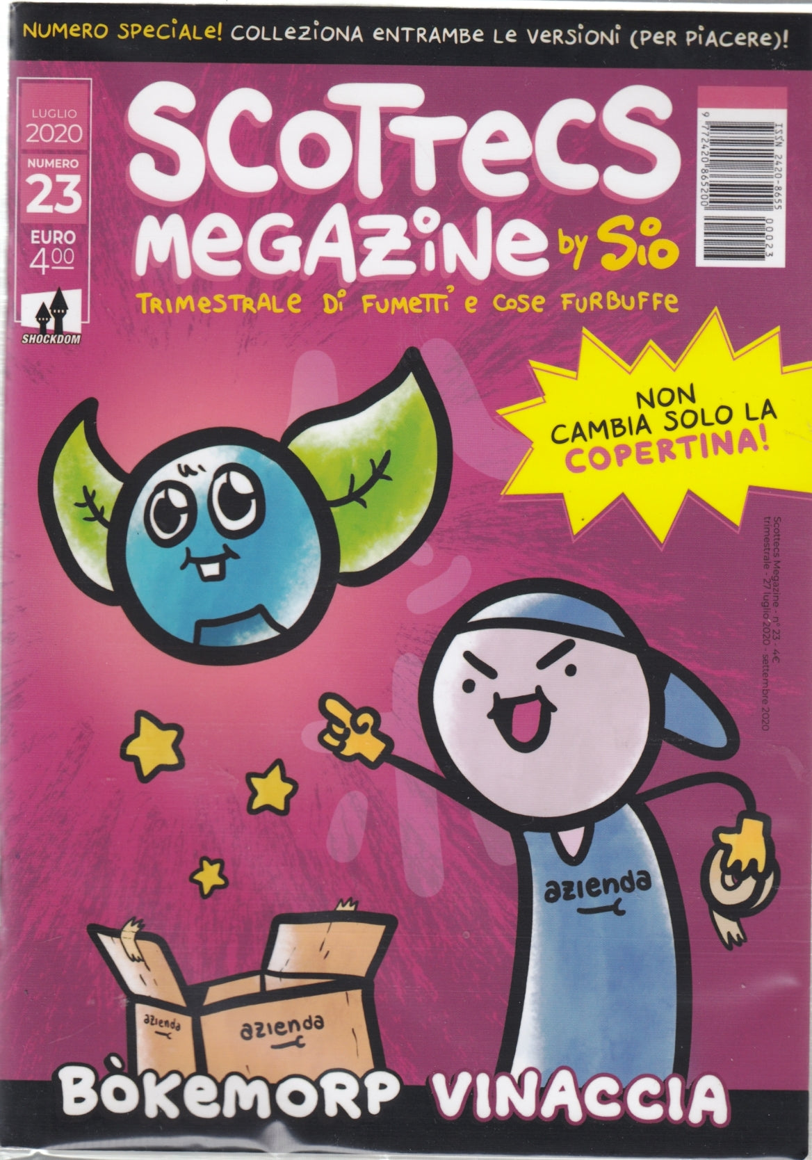 Scottecs Magazine n.23 Bokemorp Vinaccia - Sio - Shockdom - 1a ed. - L26