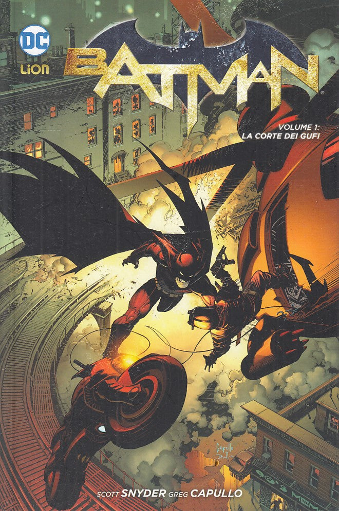 LB- BATMAN VOLUME I LA CORTE DEI GUFI - SNYDER CAPULLO - LION- RIST. 2018- B- TCX