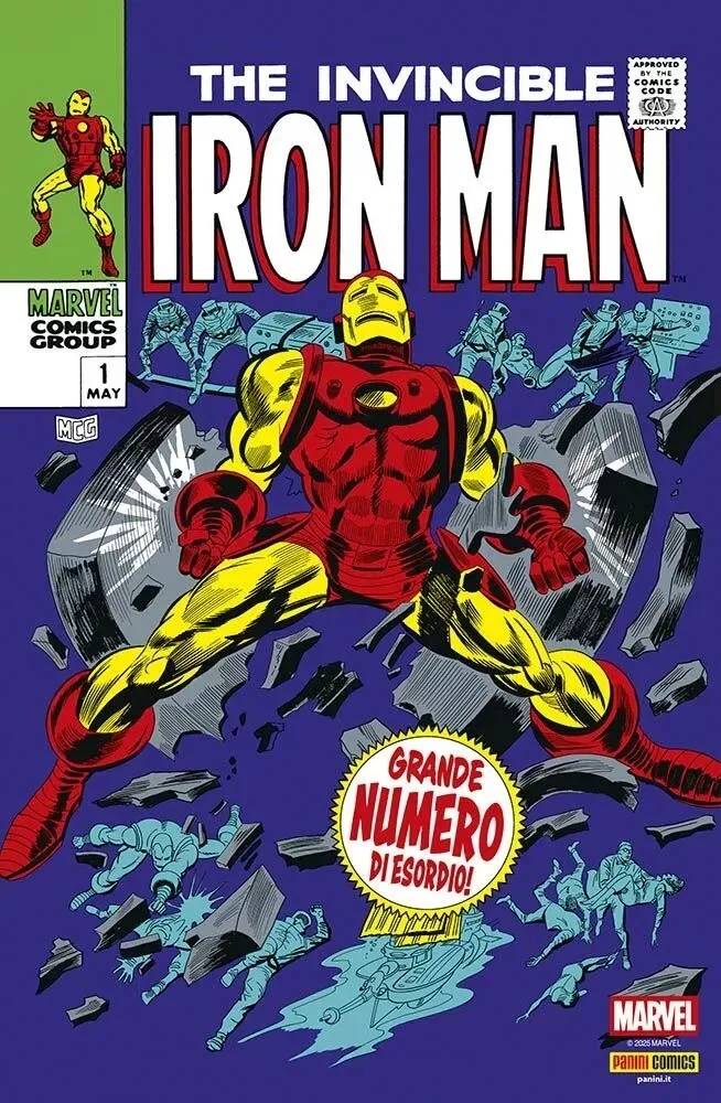 FS- THE INVINCIBLE IRONA MAN N.1 MARVEL REPLICA EDITION - PANINI - 2025 - S- A25