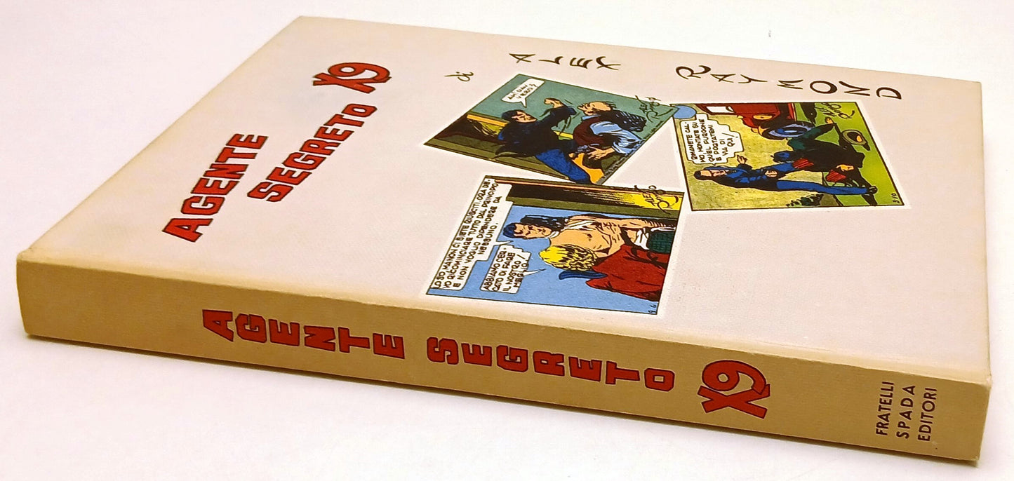 FV- AGENTE SEGRETO X9 CARTONATO - ALEX RAYMOND - FRATELLI SPADA - 1965 - C - G25