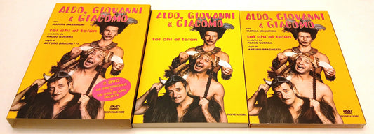 LZ- TEL CHI EL TELUN LIBRO + 2 DVD - ALDO GIOVANNI E GIACOMO - MONDADORI- ZFS38