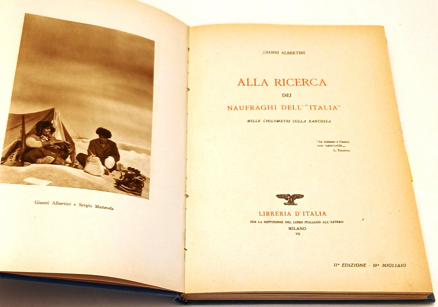 LZ- ALLA RICERCA DEI NAUFRAGHI DELL'ITALIA- GIANNI ALBERTINI---- 1929- C- YFS637