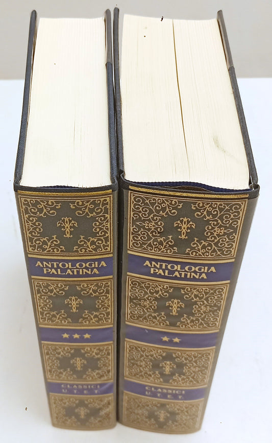 LN- ANTOLOGIA PALATINA VOLUMI 2 e 3 -- UTET- CLASSICI GRECI-- 2009 2011- CS- XFS