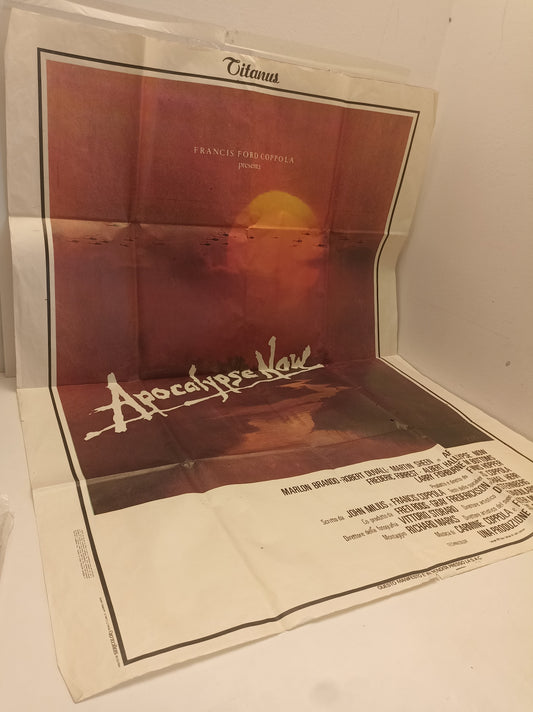 CV- MANIFESTO ORIGINALE CINEMA APOCALYPSE NOW - COPPOLA - TITANS 1979 - RVSa505